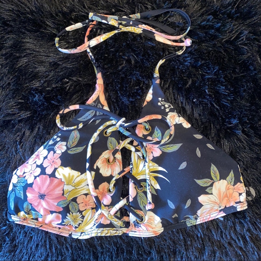 Billabong Floral Halter bikini top